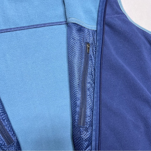 L.L. Bean Blue Fleece Vest with High Collar Men’s Size XXXL - Picture 9 of 12